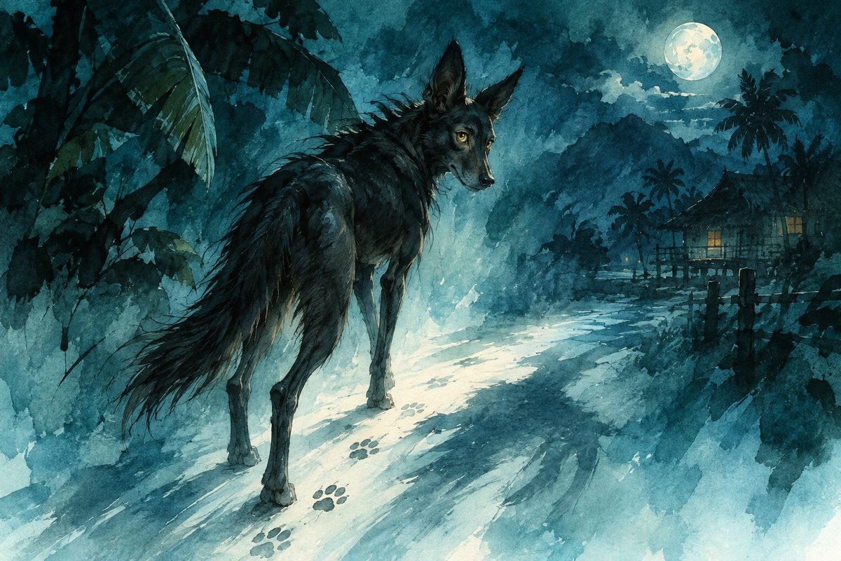 Weredog creature art